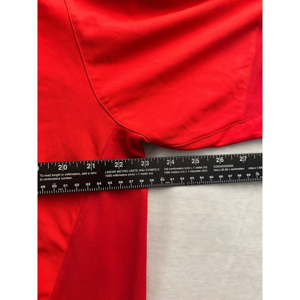 Nike Team Delsea 18 Soccer Jersey Mens XL Red White NikeFIT DRY Short Sleeve